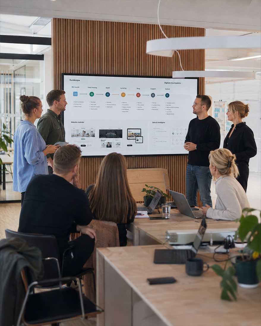 Workshop hos kunde og med deres digitale team